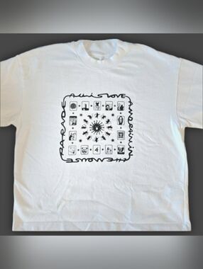 Of Monsters and Men All Is Love & Pain Tour Tee White XS Official Merch